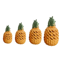 Dog Chew Toy - Interactive Rubber Pineapple Ball
