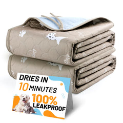Washable Dog Pee Pads β Reusable Waterproof Puppy Training Pads (24β x 36β, 2 Pack)