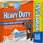 XXL Disposable Dog Training Pads – Heavy Absorbency Puppy Pee Pads (26” x 30”, 30 Count)