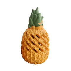 Dog Chew Toy - Interactive Rubber Pineapple Ball