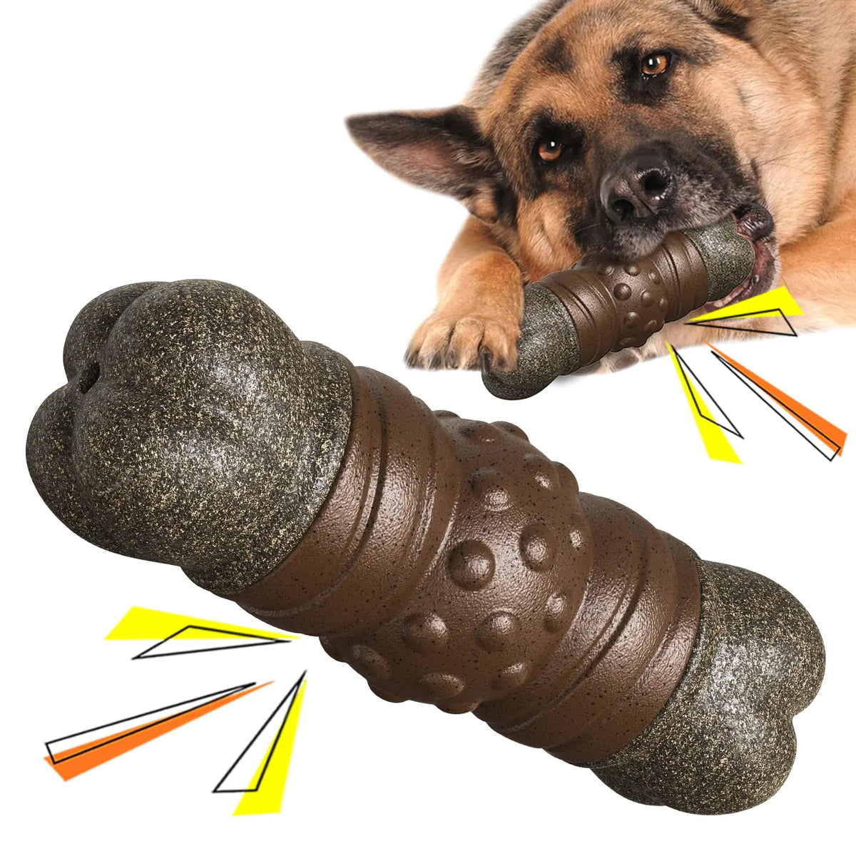 Sisaiex Dog Chew Toys Dog Toys for Aggressive Chewers Indestructible Dog Toy Durable Dog Chew Toys for Large/Medium Breed