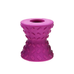 Rubber Dog Toy - Chew-Resistant Puzzle Dumbbell