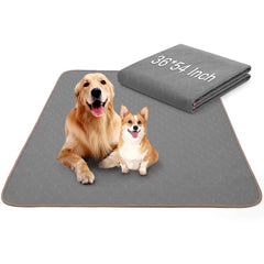 Washable Dog Pee Pads – Reusable Waterproof Puppy Training Pads (36” x 54”, 1 Pack)