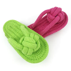 Durable Cotton Rope Slippers Dog Chew Toy
